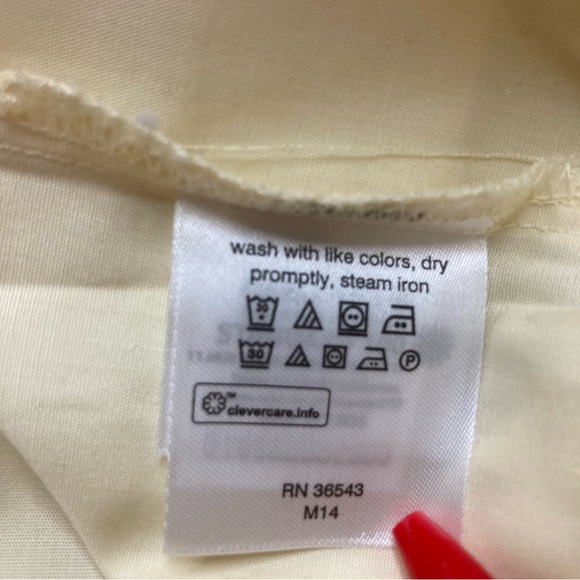 Van Heusen men’s button down Lemon Glaze XL - Picture 7 of 9